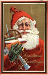 Santa Claus with Gifts Postcard