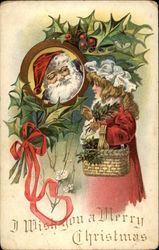 I Wish You a Very Merry Christmas Postcard