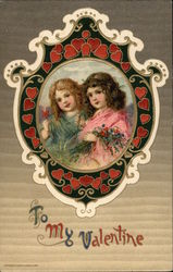 To My Valentine Children Postcard Postcard