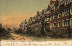 University of Pennsylvania Dormitory Philadelphia, PA Postcard Postcard