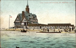 Head House and Bathers South Boston, MA Postcard Postcard