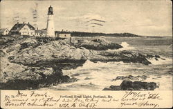 Portland Head Light Postcard