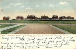 SEventh STreet Entrance for Fort Ontario and Military Post Postcard