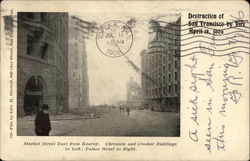 Destruction of San Francisco by Fire - April 18, 1906 California Postcard Postcard