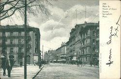 Main Street, North of Court Square Postcard