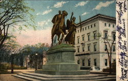 The Sherman Monument Postcard