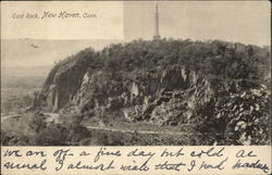 East Rock New Haven, CT Postcard Postcard