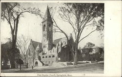 The First Baptist Church Postcard