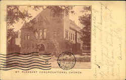 Mt. Pleasant Congregational Church Postcard