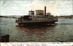 Ferry Boat Governor Winthrop Postcard