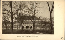 Austin Hall at Harvard Law School Postcard