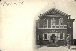 Carpenters Hall Postcard