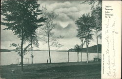 Saratoga Lake New York Postcard Postcard