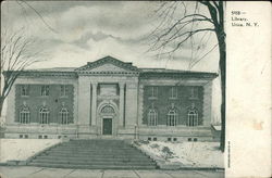 Library Building Postcard