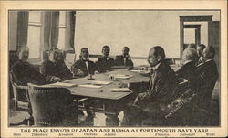 The Peace Envoys of Japan and Russia at Portsmouth Navy Yard New Hampshire Postcard Postcard