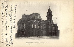 Franklin County Court House Postcard