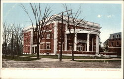 College Hall at Dartmouth College Postcard