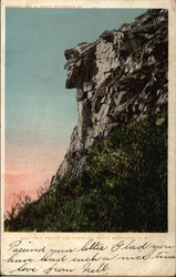 Old Man of the Mountain White Mountains, NH Postcard Postcard