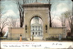 Memorial Arch and Capitol Postcard