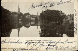 Pawtucket River above Falls Postcard