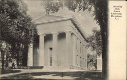 Manning Hall at Brown University Postcard