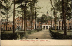 Jesuit College, Spring Hill Mobile, AL Postcard Postcard