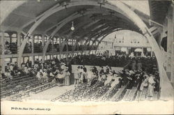 On the Steel Pier Atlantic City, NJ Postcard Postcard