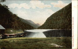 Adirondack Mountains, Lower Cascade Lake Keene, NY Postcard Postcard