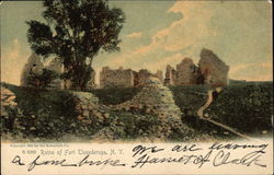 Ruins of Fort Ticonderoga Postcard