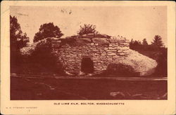 Old Lime Kiln Boston, MA Postcard Postcard