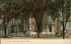 View of Town Hall Postcard