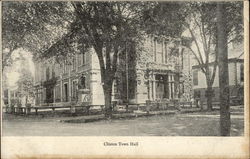 Clinton Town Hall Postcard