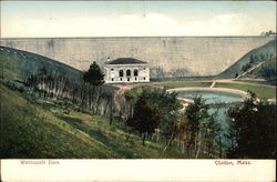 Wachusett Dam Postcard