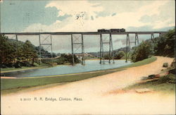 R.R. Bridge View Postcard