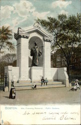 Wiliam Channing Memorial - Public Gardens Postcard