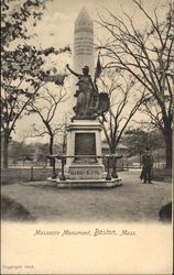 Massacre Monument Postcard