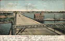 Fairhaven Bridge New Bedford, MA Postcard Postcard