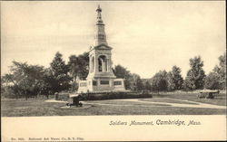 Soldiers Monument Postcard