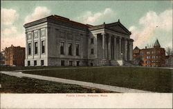 Public Library Postcard