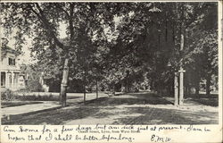 Ocean Street View from Wave Street Lynn, MA Postcard Postcard