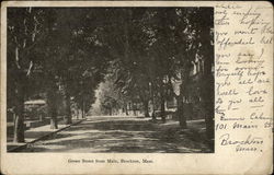 Green Street from Main Postcard