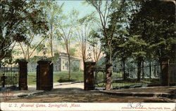 US Arsenal Gates Postcard