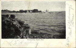 Boat Landing View Postcard