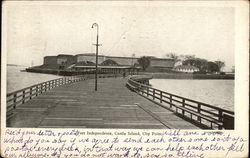 Fort Independence, Castle Island, City Point Boston, MA Postcard Postcard