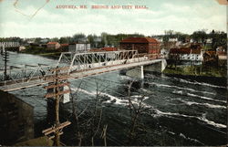 Bridge and City Hall Postcard