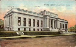 State Library Building Postcard