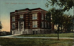 Carnegie Library Atchison, KS Postcard Postcard