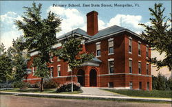 Primary School on East State Street Postcard