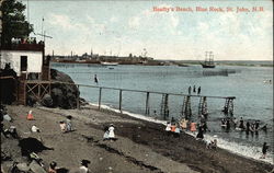 Beafty's Beach at Blue Rock Saint John, NB Canada New Brunswick Postcard Postcard