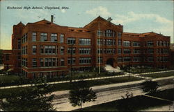 Technical High School Cleveland, OH Postcard Postcard